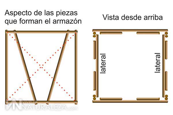 como construir un escondite o hide casero de madera para fotografia