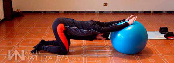 Entrenamiento con fitball