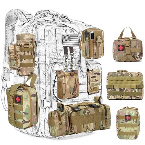 Mochila con sistema molle y la mejor relación calidad-precio